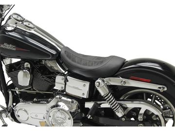Harley Davidson Dyna [2006-2017]-Fred Kodlin Signature Series Solo seat black - 0