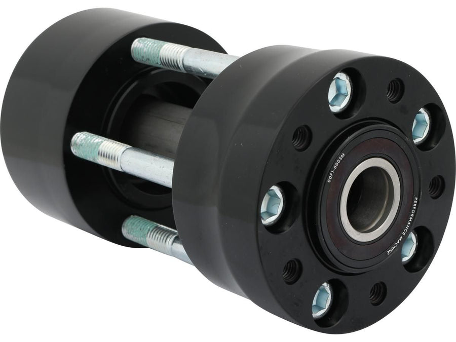 Harley Davidson Dyna [2000-2005]-rear wheel hub black non-abs