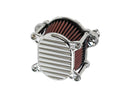 Harley Davidson Sportster [1991-2006]-Omega ribbed air filter chrome-3