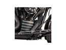 Harley Davidson Touring [1985-2025]-10-gauge driver footrest black, anodized-2