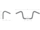 Harley Davidson Sportster [1986-2016]-14 Bad Ape Hanger Lenker not noticed 3-hole-7