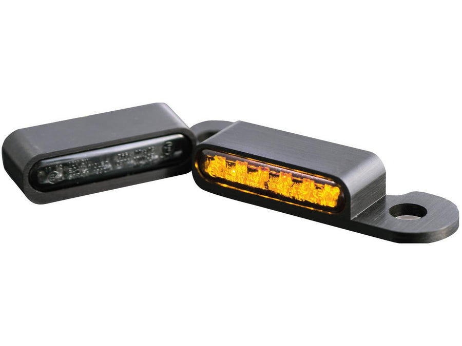 Harley Davidson FXSBSE [2013-2014]-OEM hand control LED indicator black anodized