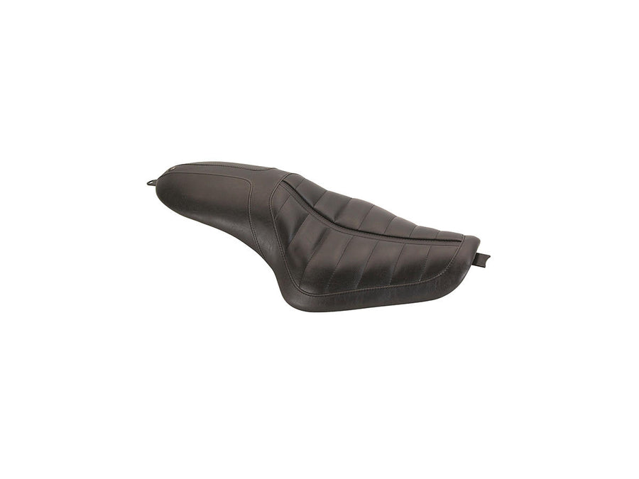 Harley Davidson Sportster [2004-2020]-2-up Enzo Horizontal seat black vinyl