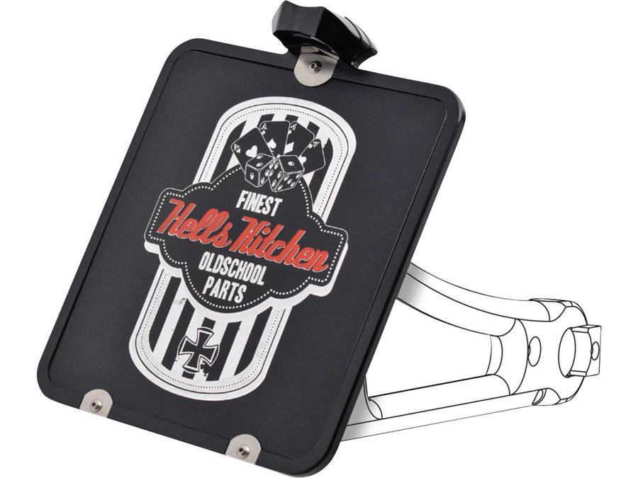 Harley Davidson - Nook license plate holder base plate Germany 200x180mm