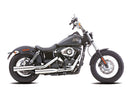 Harley Davidson Dyna [2006-2016]-Double grooves panties-on polished silencer-1