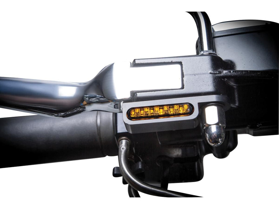 Harley Davidson Softail Note [2018-2024]-OEM hand control Led turn signals black