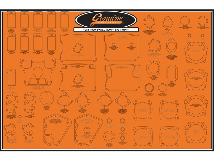 Harley Davidson FX Model [1985-1994]-sealing plate for 1984-99 Evo Big-Twin