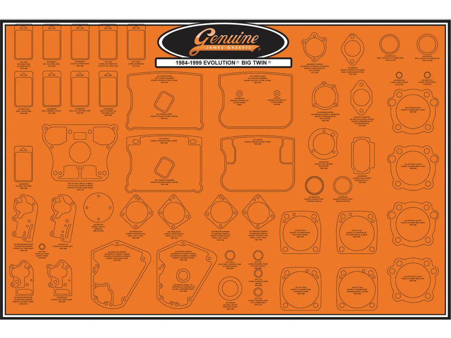 Harley Davidson FX Model [1985-1994]-sealing plate for 1984-99 Evo Big-Twin
