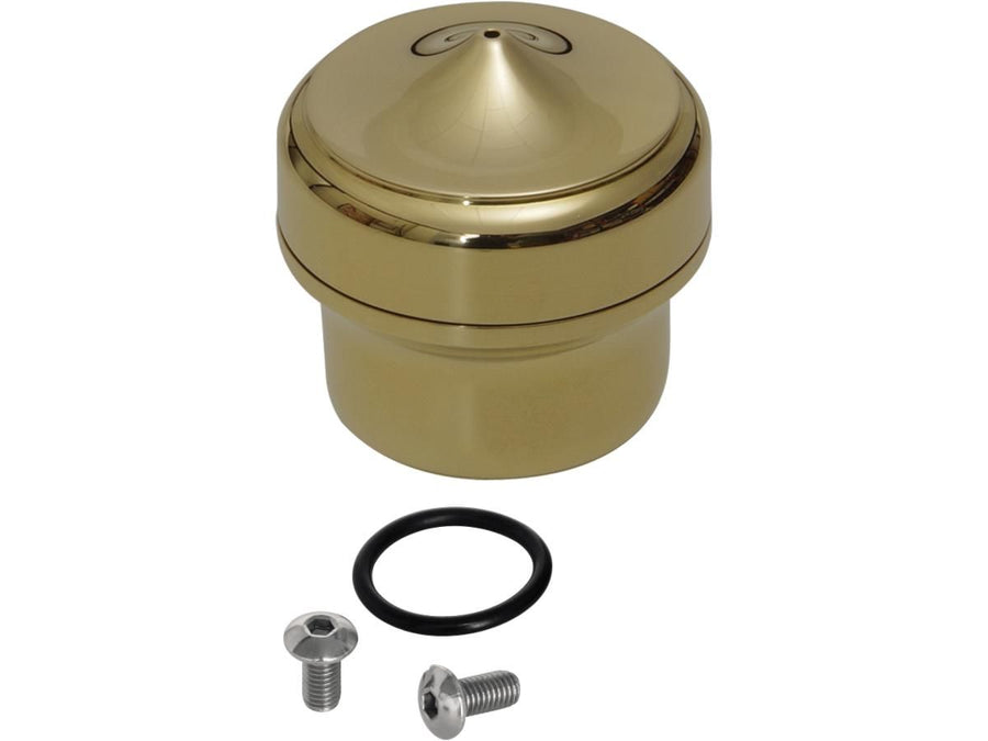 Harley Davidson - Omega Mini Hand Control Polished Oil Reservoir Brass