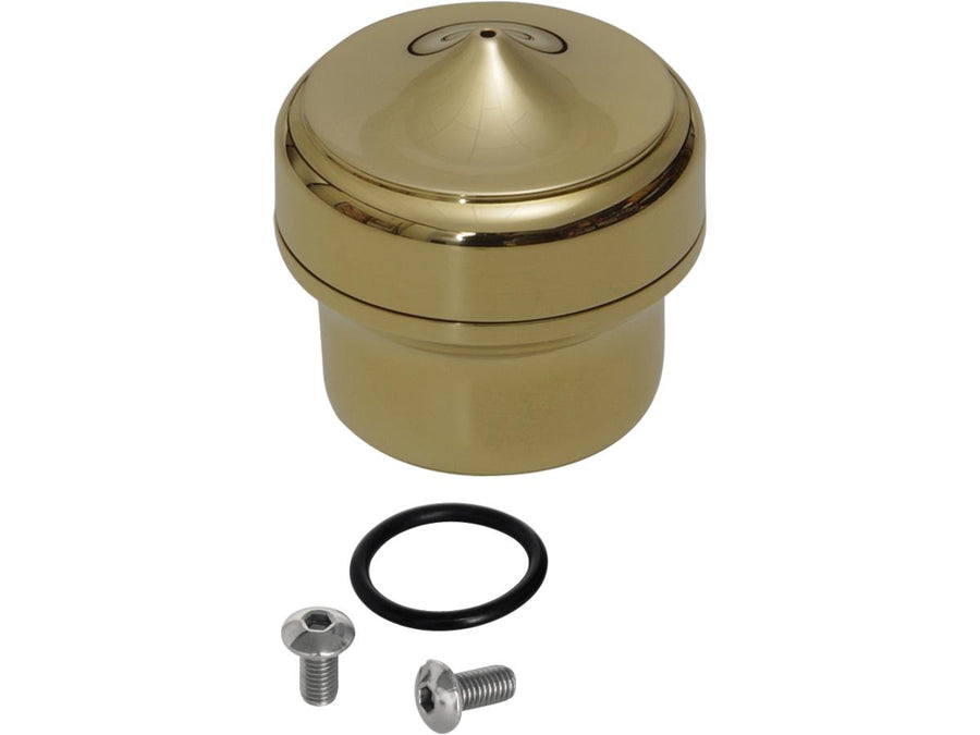 Harley Davidson - Omega Mini Hand Control Polished Oil Reservoir Brass