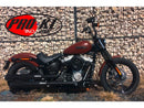 Harley Davidson Softail [2018-2024]-ribbed rocker box lid raw-2