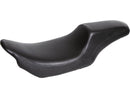Harley Davidson Touring [2009-2025]-Gunfighter smooth seat black synthetic leather-1