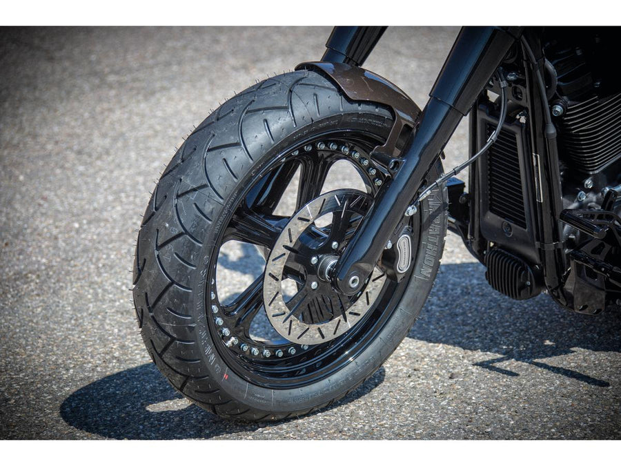 Harley Davidson FLFB [2018-2020]-Steel front wheel protection sheet for Softail models