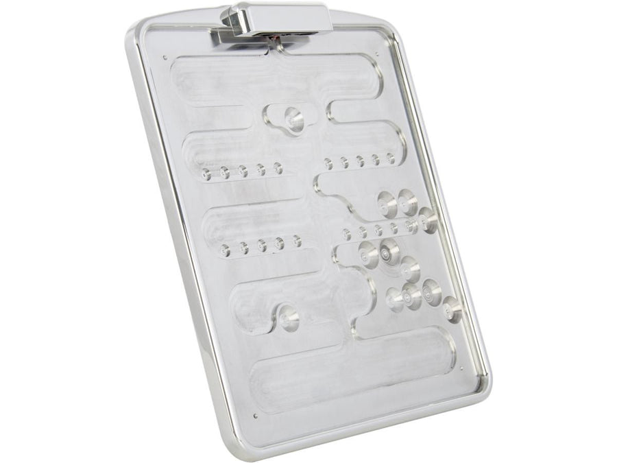 Harley Davidson-frame license holder with license plate lighting Swiss size