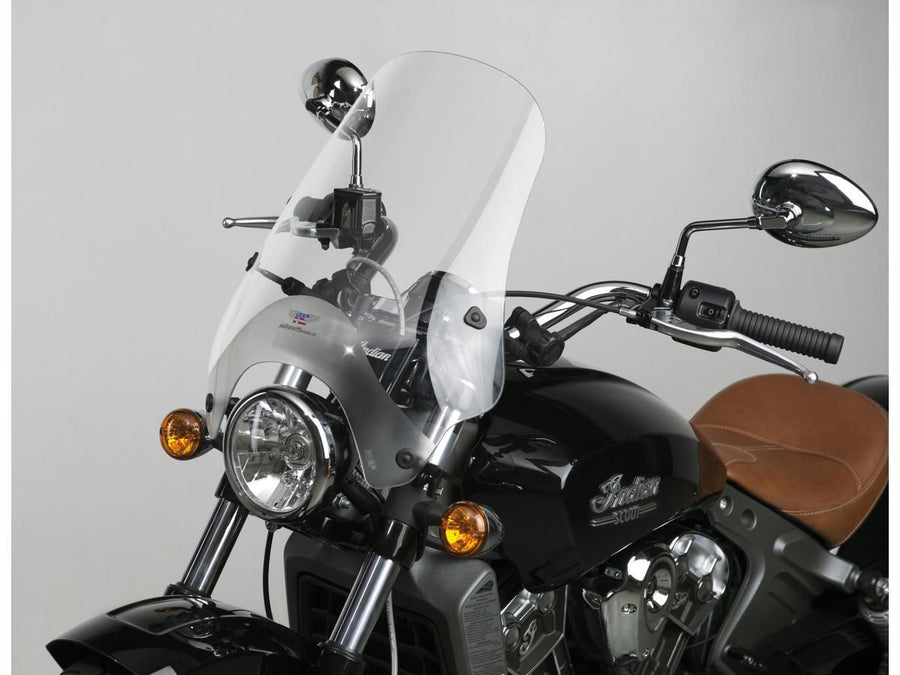 Harley Davidson Scout [2015-2024]-Street Shield Windschild with U-Klemmen-Baster