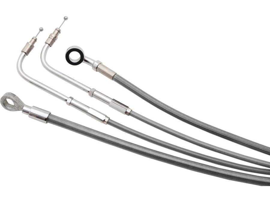 Harley Davidson Touring [2017-2020]-15 "excavator bar cable set black vinyl ABS