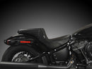 Harley Davidson FLSL [2018-2021]-Kickflip seat basket wave black vinyl-6