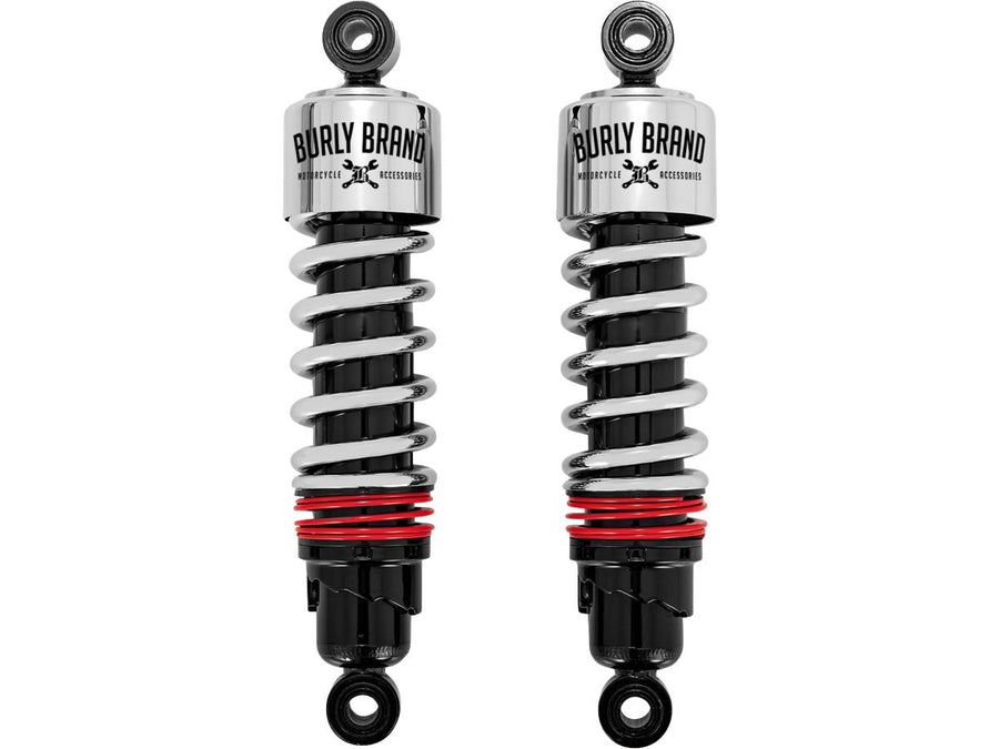 Harley Davidson Dyna [1991-2017]-Slammer plus twin shock absorber Chroma 11.5 "