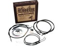 Harley Davidson Flhr [1997-1999]-14 "Gorilla bar cable set black vinyl non-abs-1