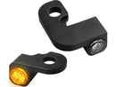 Harley Davidson Touring Note [1990-2008]-Nano series Led Blinker Black Anodized-2
