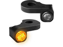Harley Davidson Fxdls [2016-2017]-Nano series Led Blinker Black Anodized Smoking glass-5