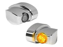 Harley Davidson Sportster [1993-2020]-Nano series Winglet Led Blinker Chroma Rauch-4