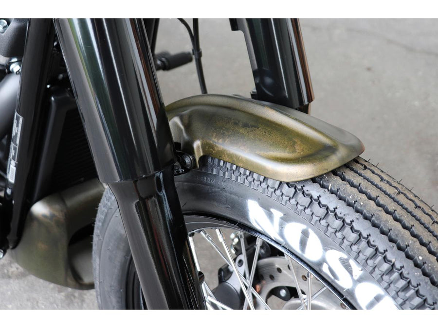 Harley Davidson FXBB [2018-2020]-Old School front wheel protection sheet, ready to paint