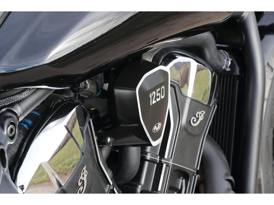 Harley Davidson Indian Scout [2025-2025]-Lateral V-covers black anodized