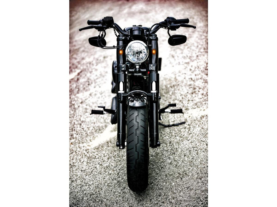 Harley Davidson Dyna [2006-2017]-Athene fork tube covers at the top with integrated
