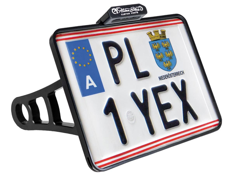 Harley Davidson Dyna [1991-2005]-side assembly license plate holder kit