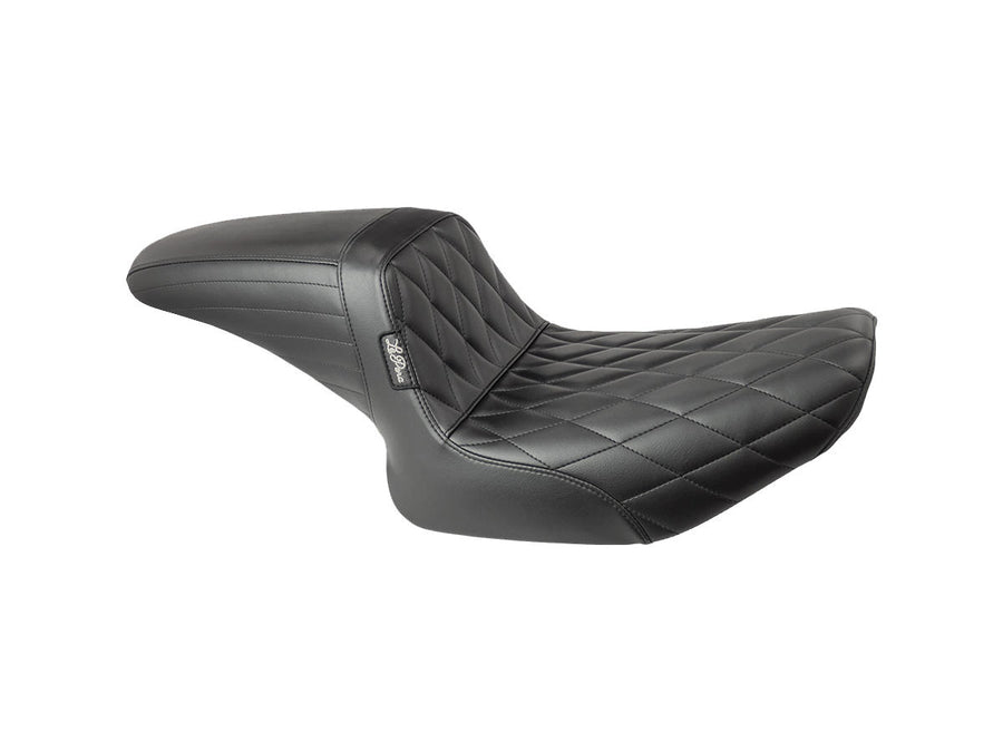 Harley Davidson FLFBS 114 [2018-2020]-Kickflip seat diamond stuffing black vinyl