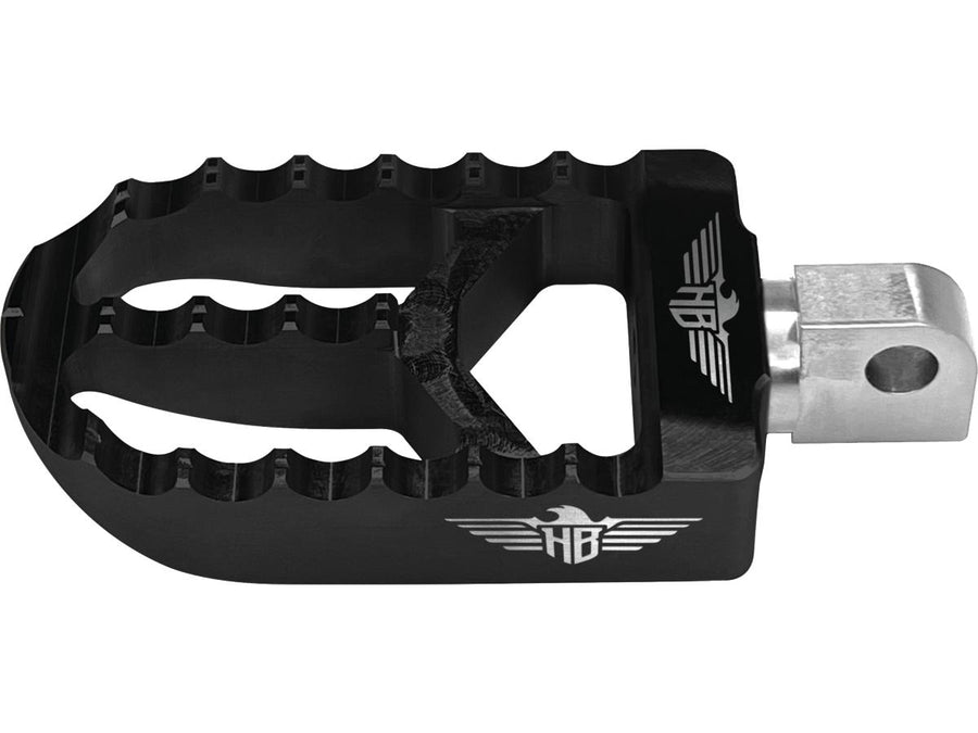 Harley Davidson Softail [2018-2025]-MX V2 footrests black anodized