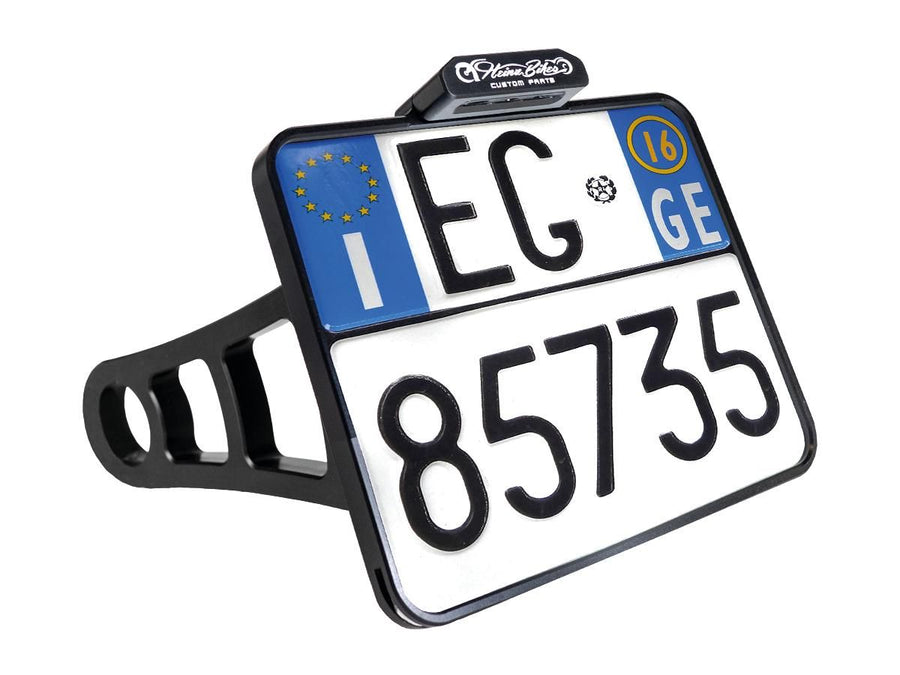 Harley Davidson Softail [2008-2017]-side assembly license plate holder Kit Italy