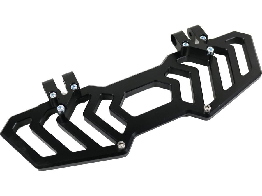 Harley Davidson Touring [1985-2025]-Trackboard driver's footrest black anodized