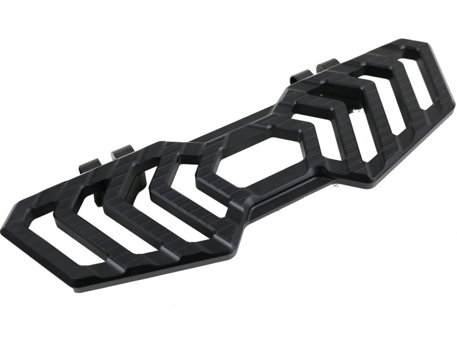 Harley Davidson Touring [1985-2025]-Trackboard driver's footrest black anodized
