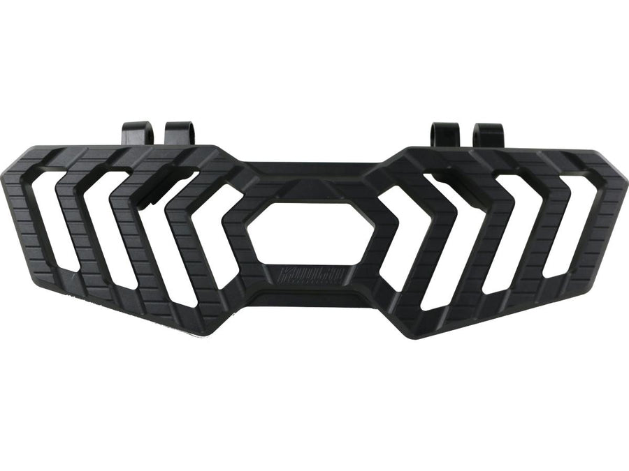 Harley Davidson Touring [1985-2025]-Trackboard driver's footrest black anodized