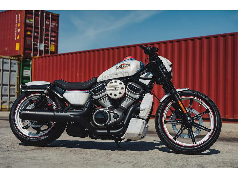 Harley Davidson Nightster Rh975 [2022-2024]-Old School front wheel protection sheet black