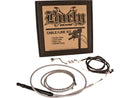 Harley Davidson Flhrxs [2021-2025]-18 "Gorilla bar cable set stainless steel clear-1
