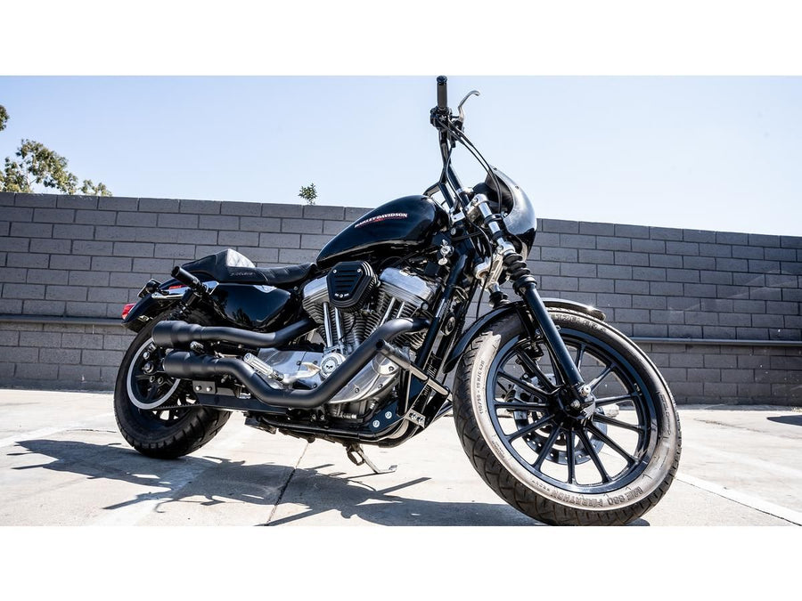 Harley Davidson Sportster [2004-2020]-Brawler front and rear-down bracket kit