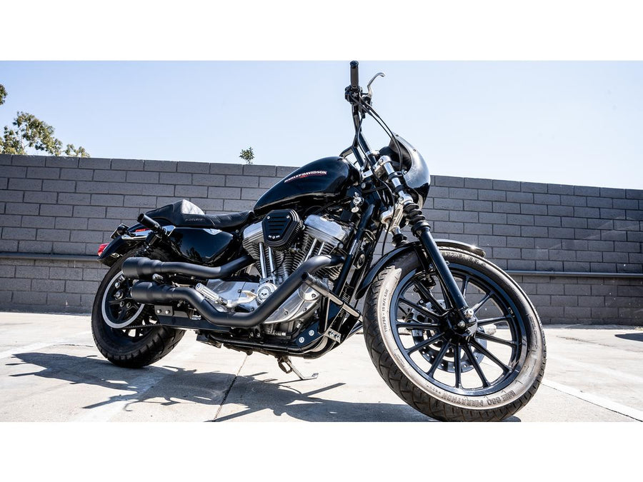 Harley Davidson Sportster [2004-2020]-Brawler front and rear-down bracket kit