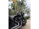 Harley Davidson FLSL [2018-2021]-MX-Style Food boards satin black-12
