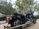 Harley Davidson FLSL [2018-2021]-MX-Style Food boards satin black-5