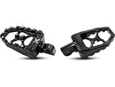 Harley Davidson Sportster [1991-2020]-MX Evolution Footrests Black Anodized-1