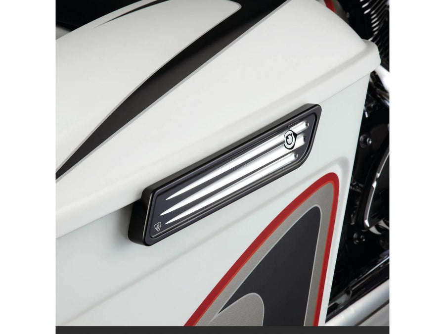 Harley Davidson Touring [2014-2024]-Deep cut saddle pocket lock covers