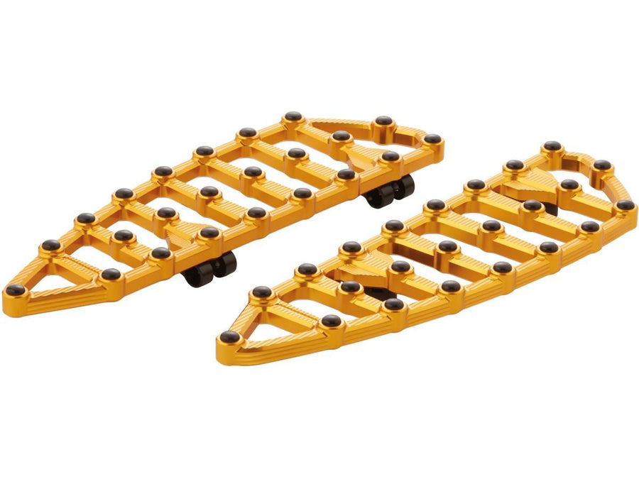 Harley Davidson FLSL [2018-2021]-MX driver's footrest gold anodized