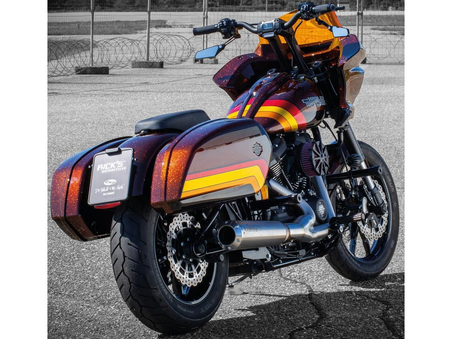 Harley Davidson FLSL [2018-2021]-Club-style fall bar Width: 820 mm black