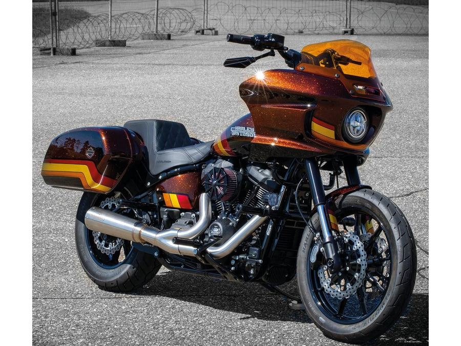 Harley Davidson FLSL [2018-2021]-Club-style fall bar Width: 820 mm black