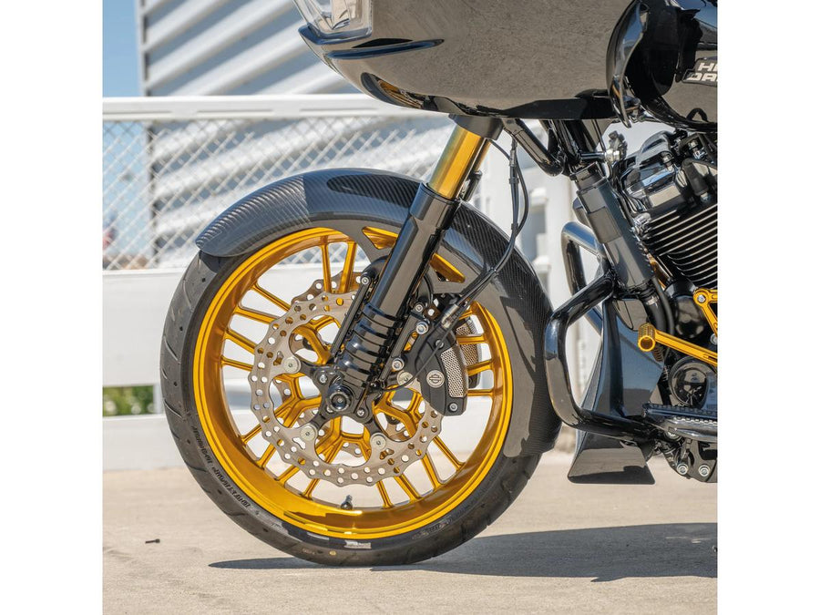 Harley Davidson Touring [1999-2013]-Wrapper Carbon Fiber Vorderradschutz sheet 19 "