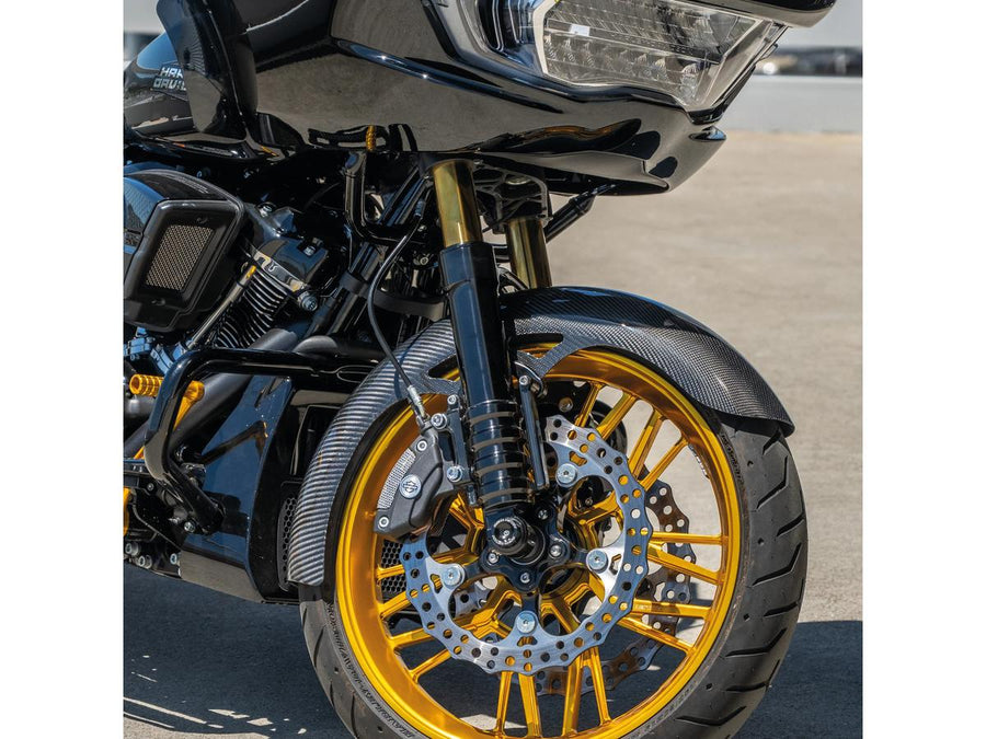 Harley Davidson Touring [1999-2013]-Wrapper Carbon Fiber Vorderradschutz sheet 19 "