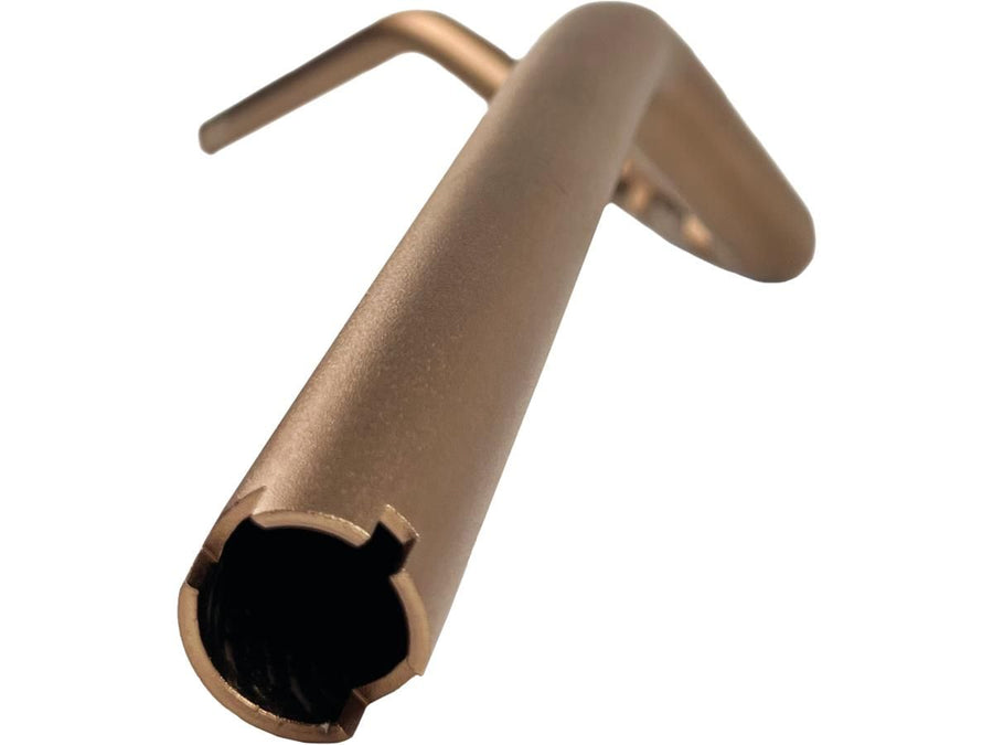 Harley Davidson-Performance Club-Style Moto mid bar aluminum handlebar 3-hole bronze